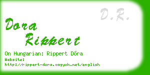 dora rippert business card